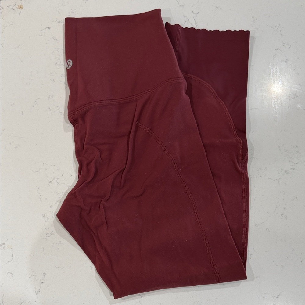 lululemon athletica Burgundy Leggings